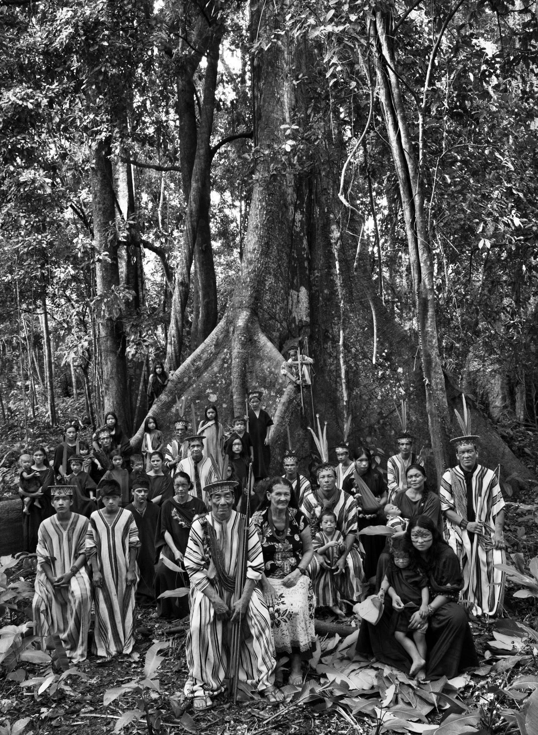 Ashaninka family. State of Acre, Brazil, 2016. © Sebastião Salgado - Amazônia Bruxelles